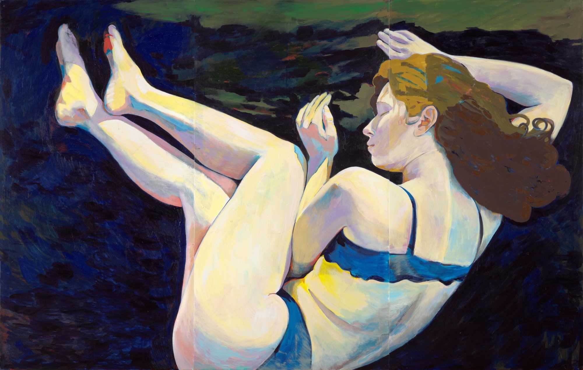 Stvaranje života, Ivona Pleskonja, akril na platnu