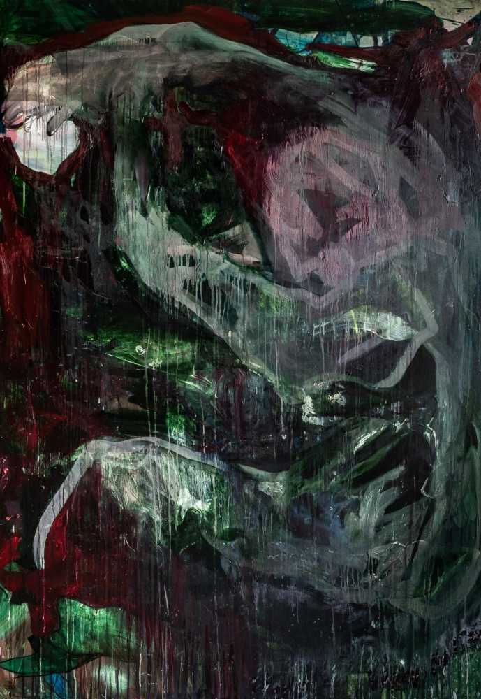 Slika O.M., umetnica Gala Čaki