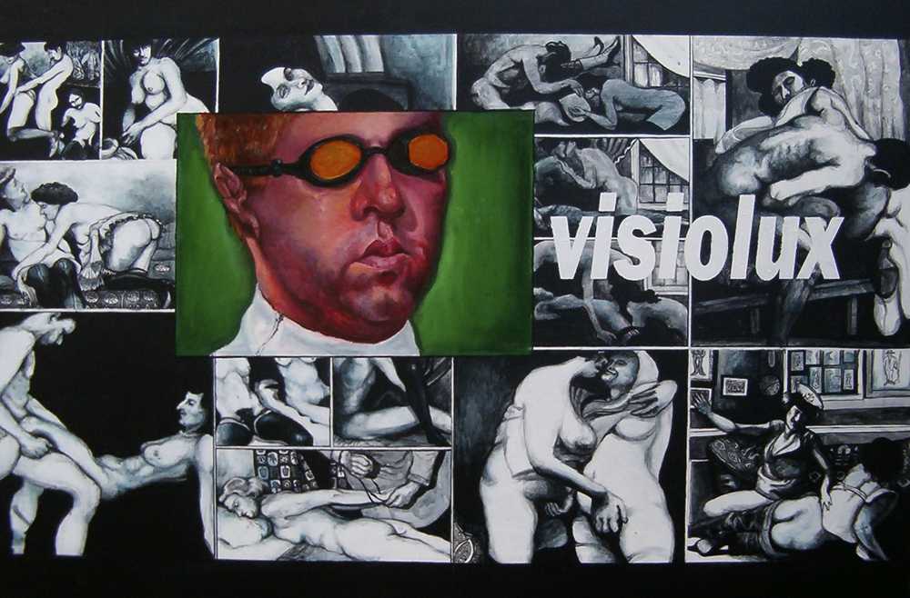 Visiolux, Predrag Damjanović, akril i ulje na dasci