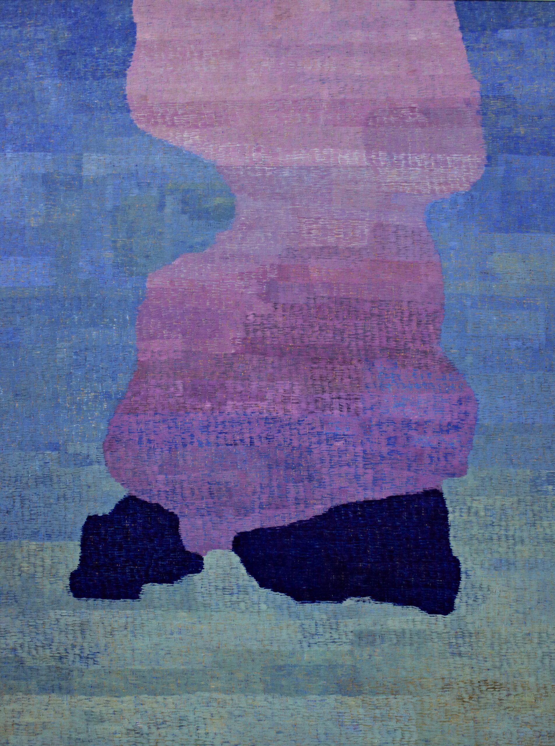 Utopijske vizije II Miljana Stevanovića, ulje na platnu