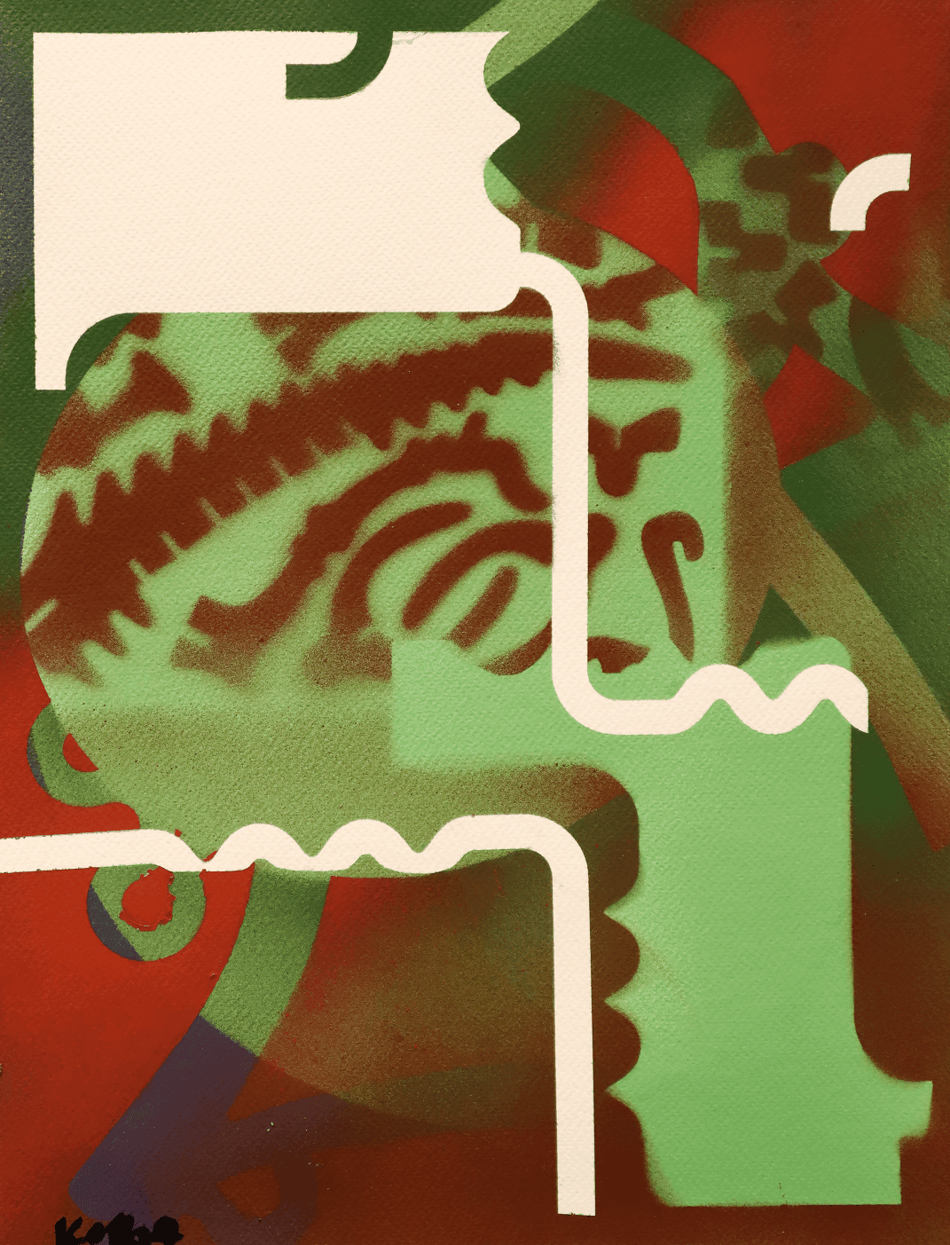 Slika Divizije XIV, umetnik Nikola Kolja Božović