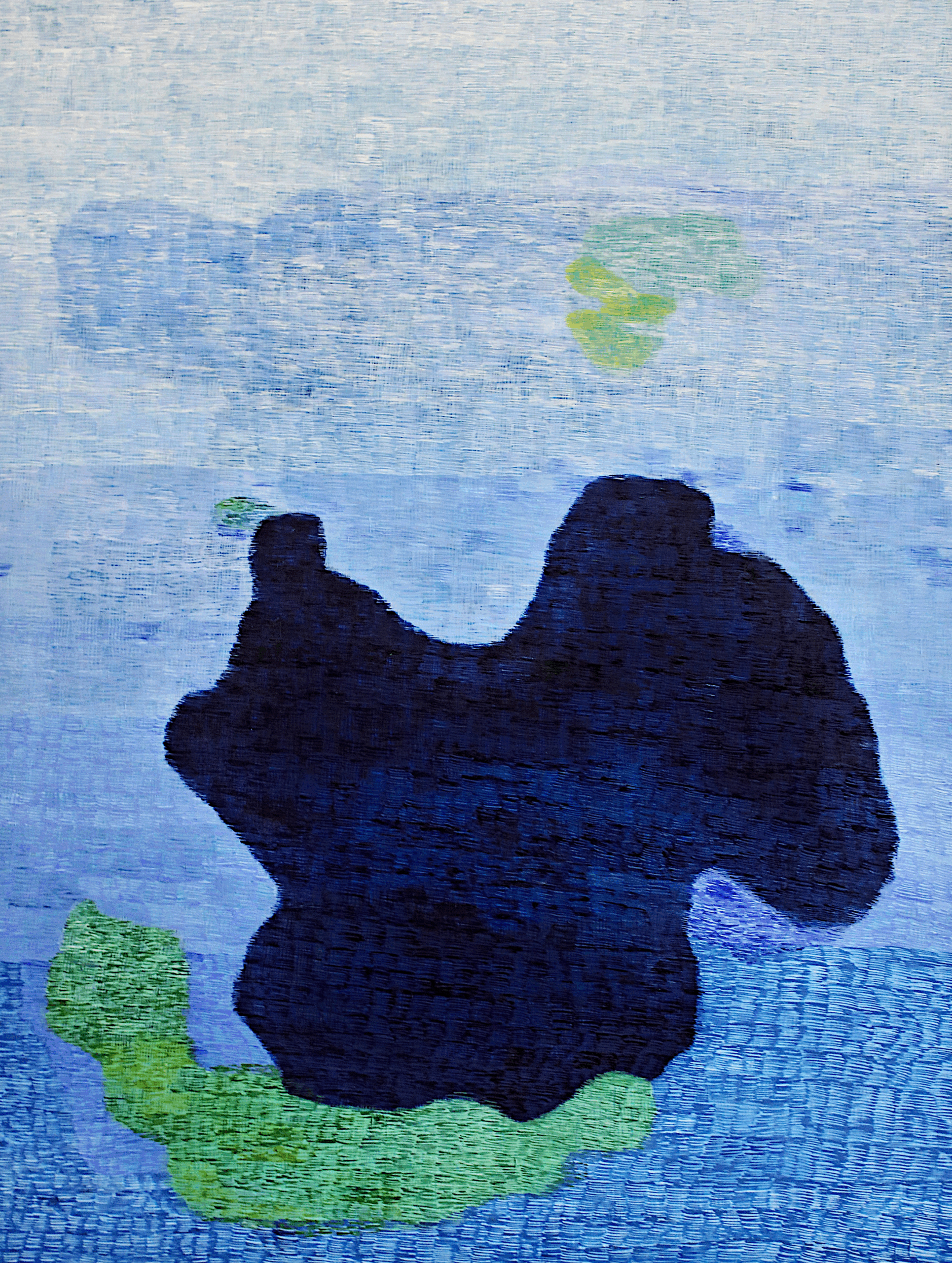 Utopijske vizije III Miljana Stevanovića, ulje na platnu