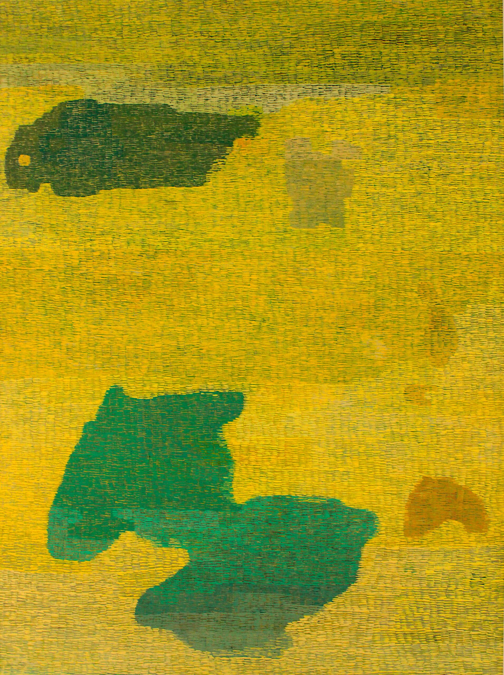 Utopijske vizije VIII Miljana Stevanovića, ulje na platnu