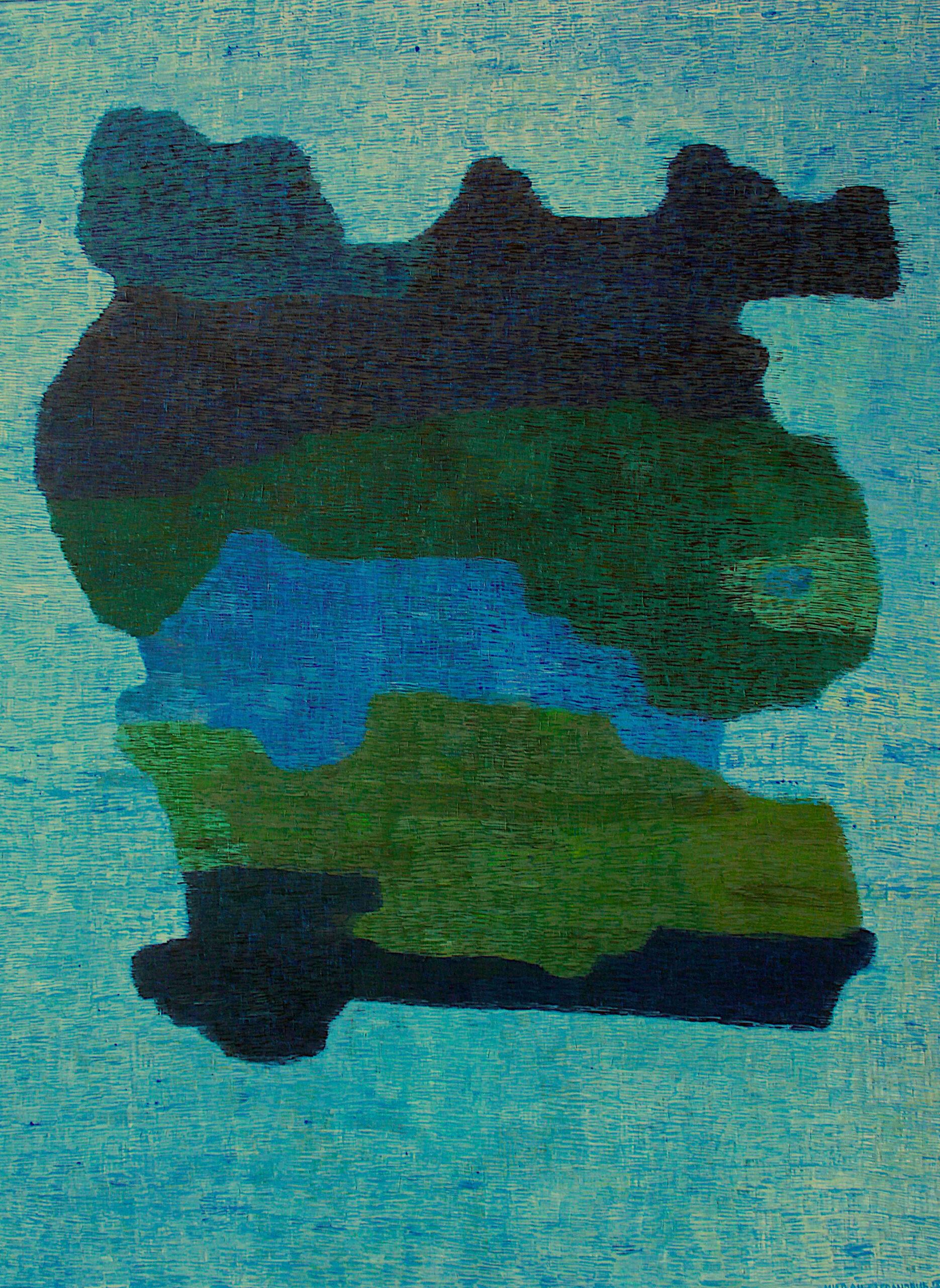 Utopijske vizijeX Miljana Stevanovića, ulje na platnu