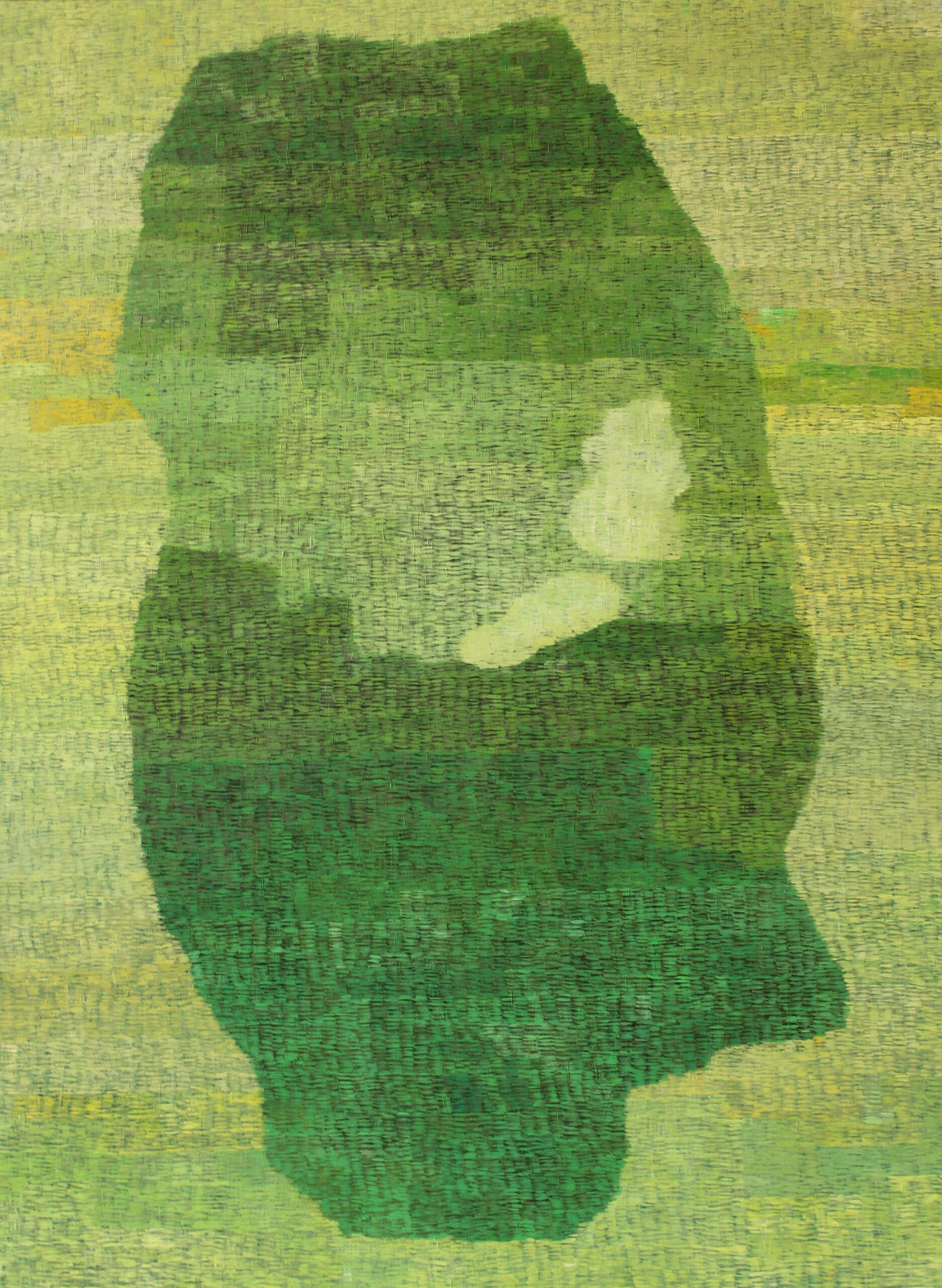 Utopijske vizije IX Miljana Stevanovića, ulje na platnu