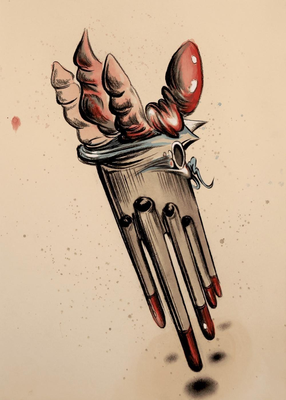 Primordial Spasm 2, Vladimir Lalić, kombinovana tehnika na papiru