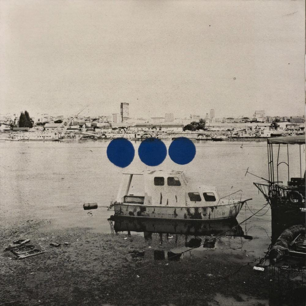 Rad na papiru Belgrade Blues 5, umetnik Nemanja Maraš