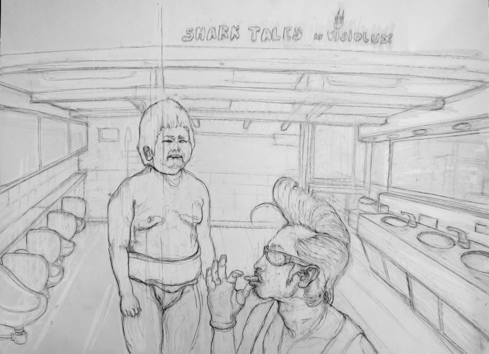 Shark Tales by Visiolux 5, Predrag Damjanović, crtež