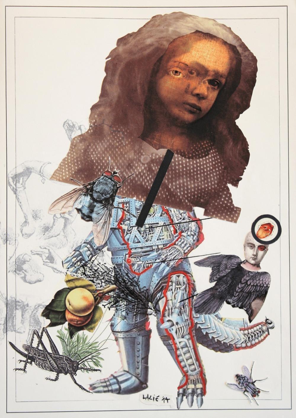 From Growth to Decay, Vladimir Lalić, kombinovana tehnika na papiru