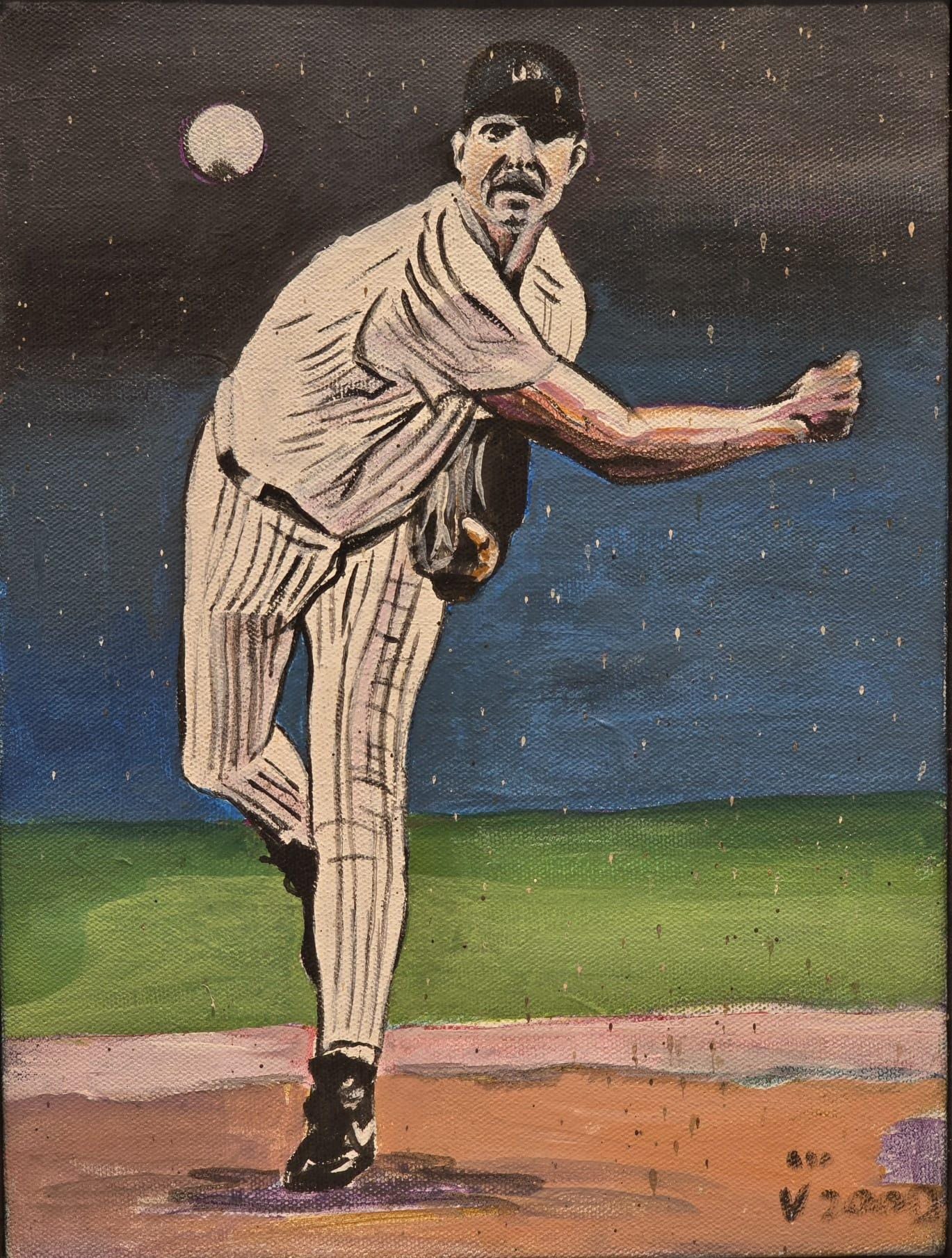 No title, Vlasta Mikić Volcano, akril na platnu