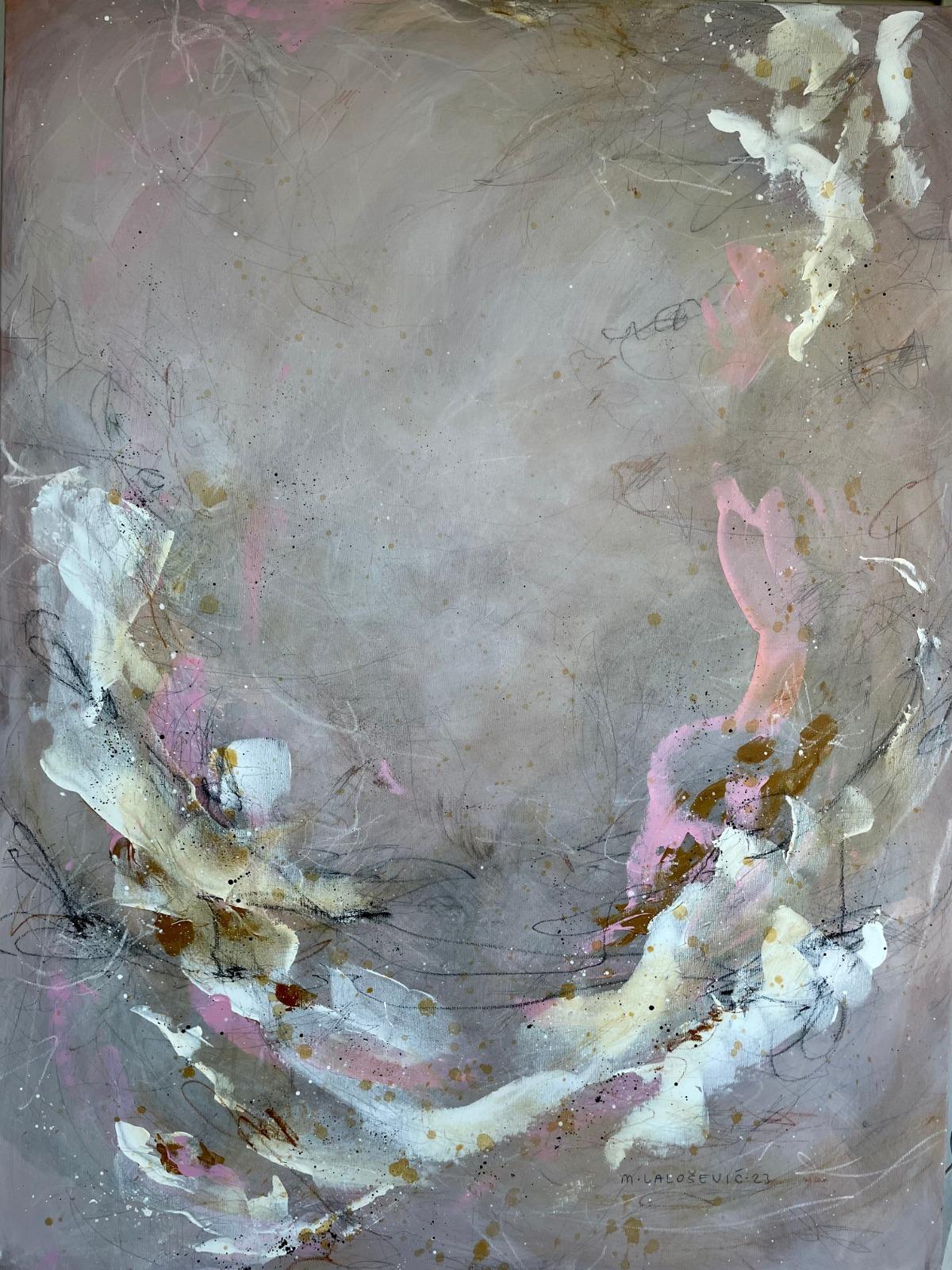 Tenderness, Marija Lalošević, kombinovana tehnika na platnu