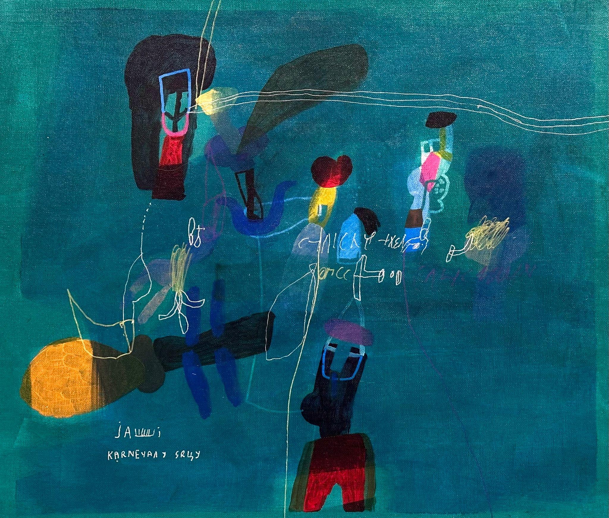 Karneval u srcu, Joškin Šiljan, akril na platnu