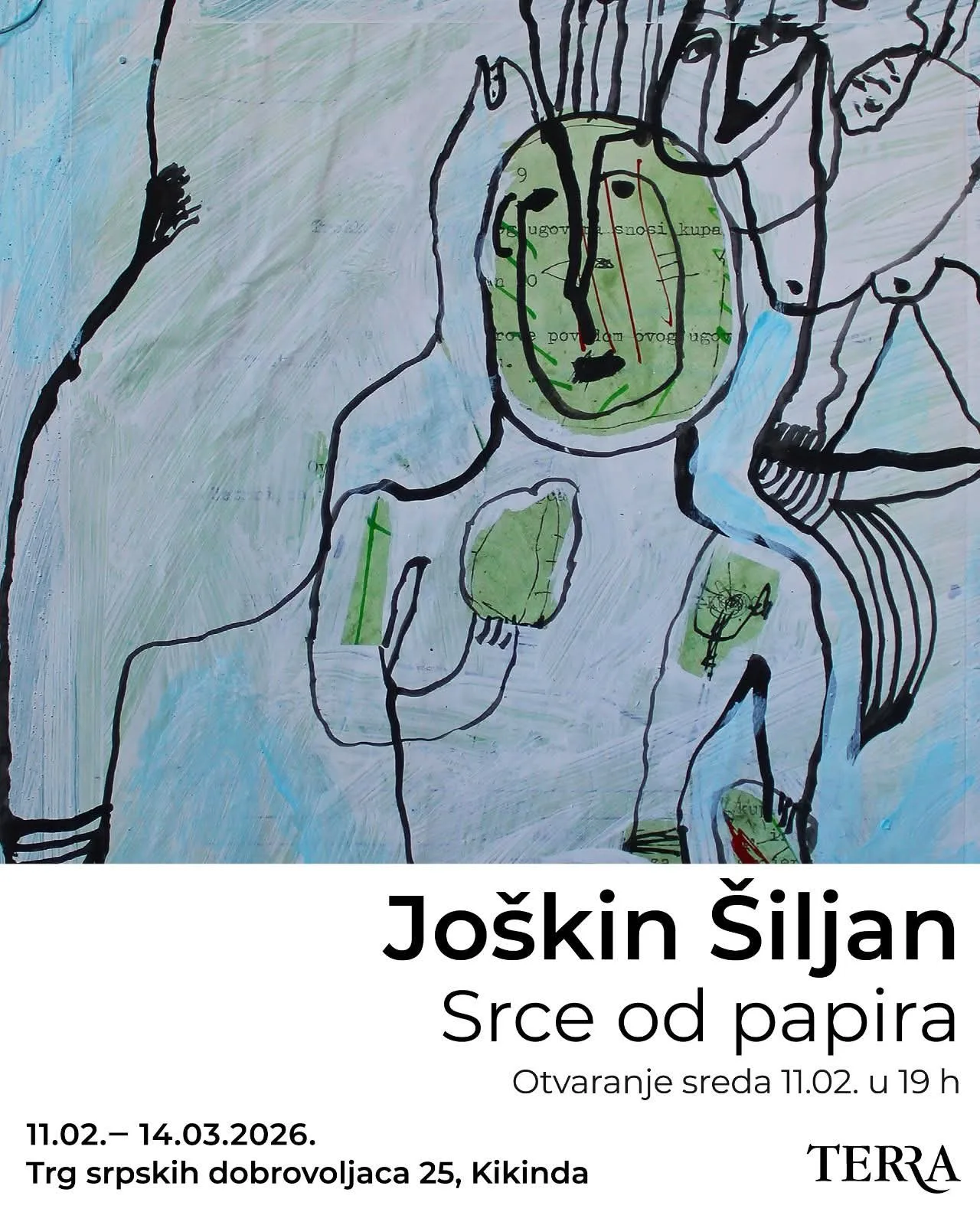 Joškin Šiljan, pozivnica za izložbu