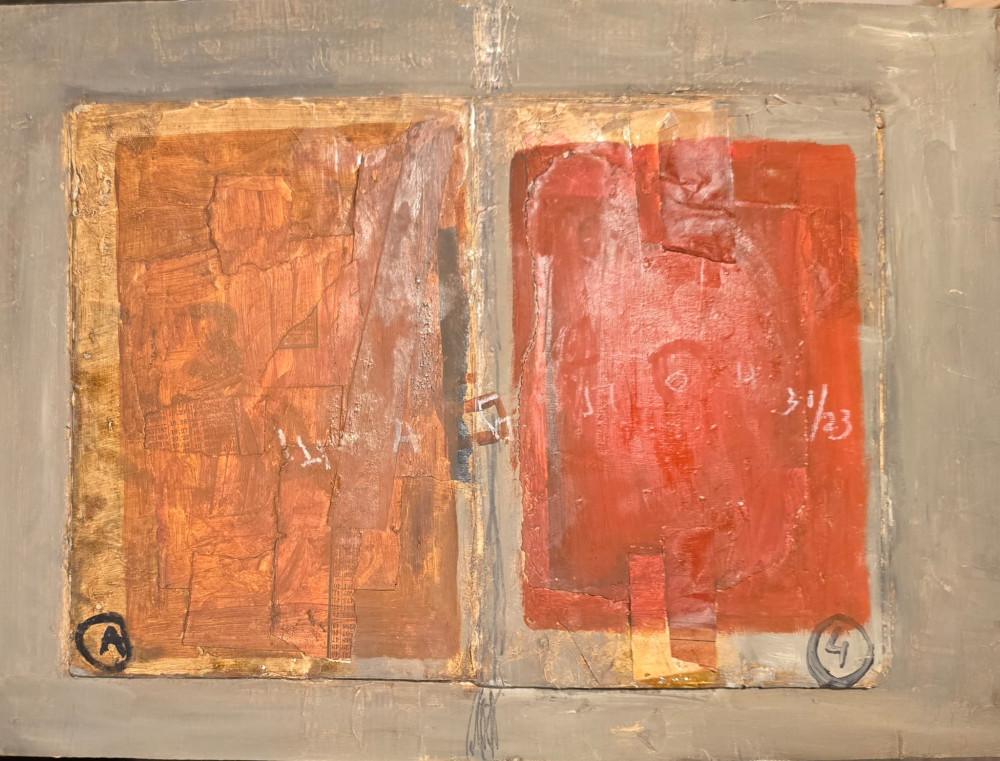 Šablon 31, Srba Travanov, ulje na kartonu