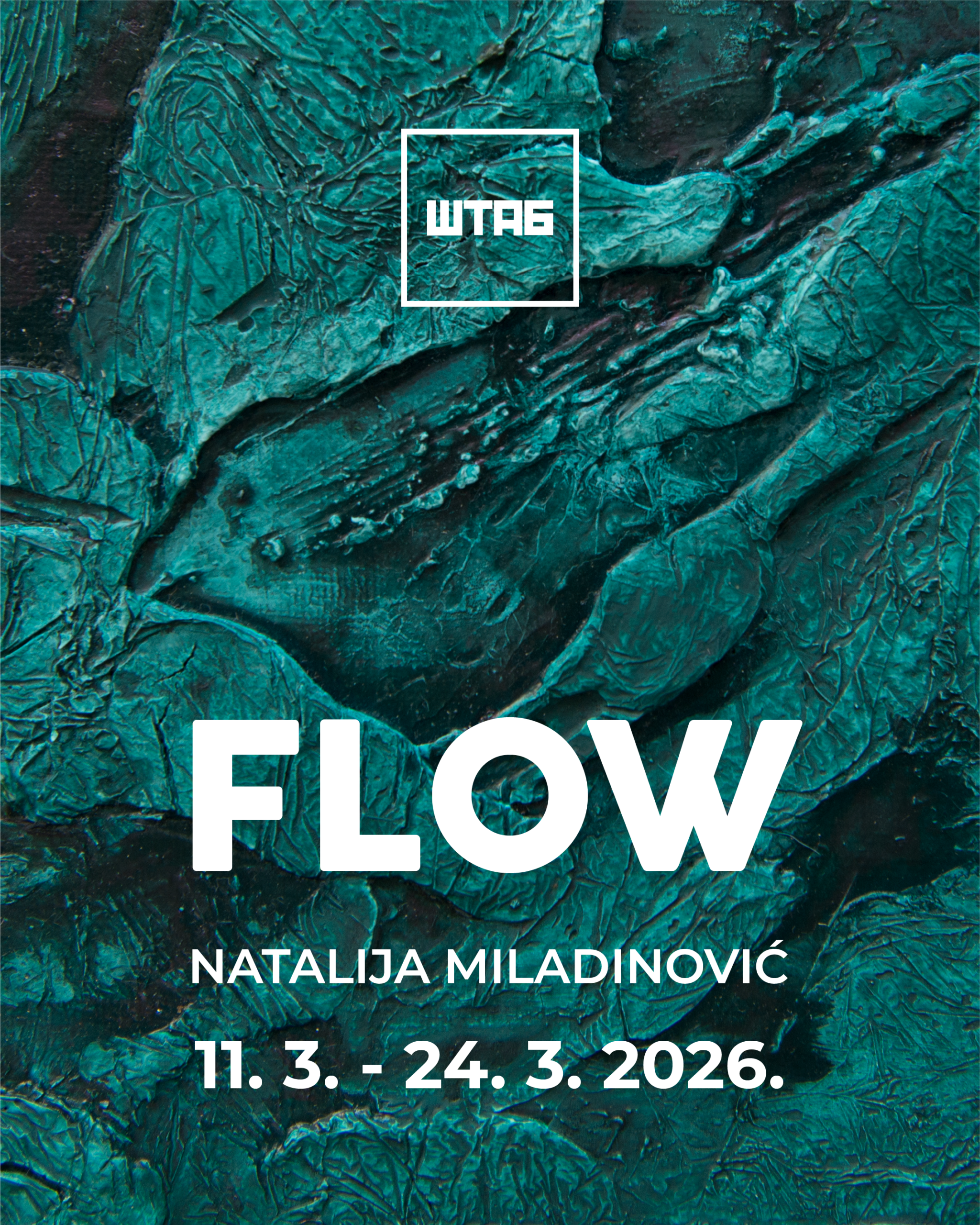 Natalija Miladinović, pozivnica za izložbu