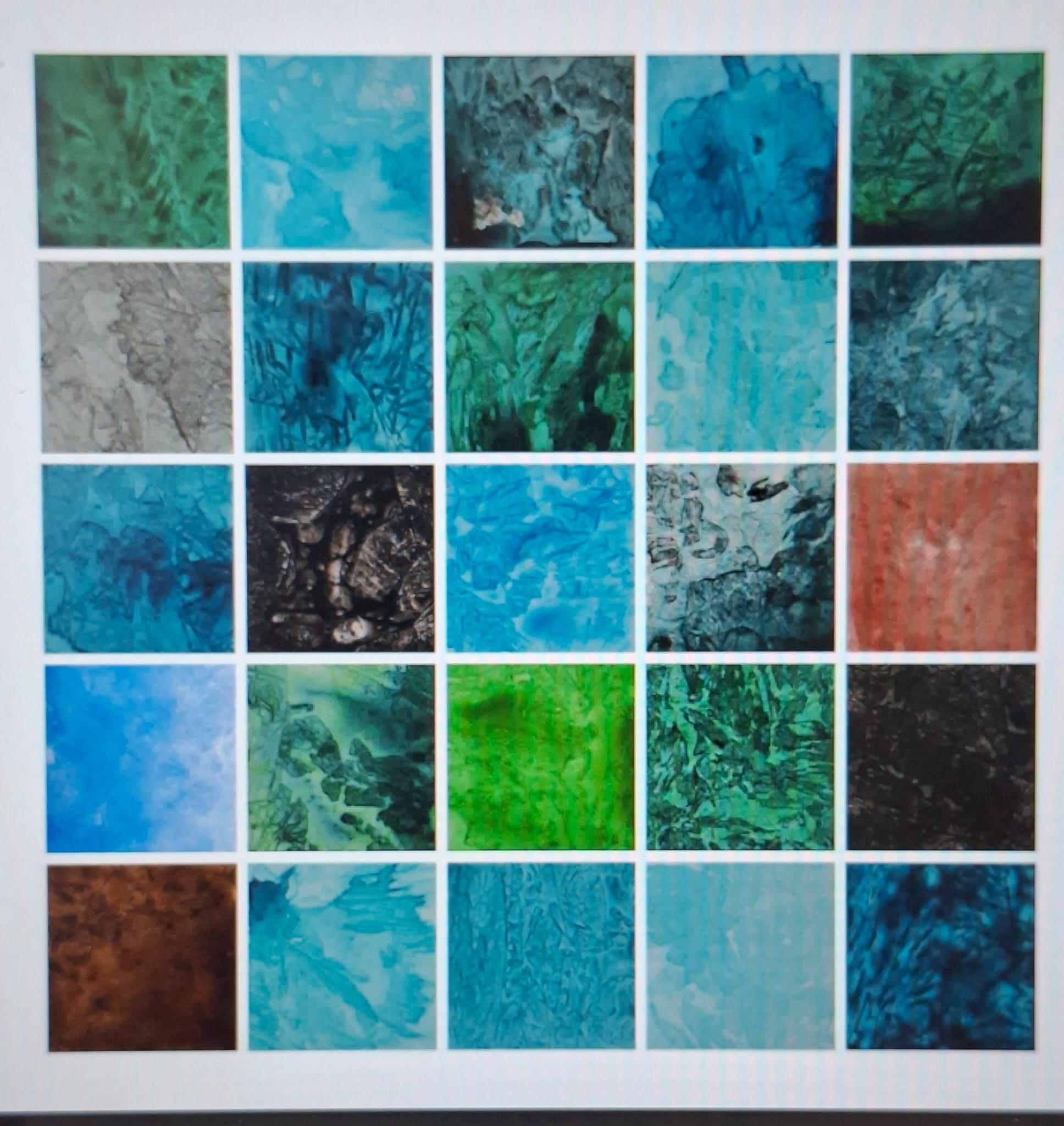 Slika What color is water, umetnica Natalija Miladinović