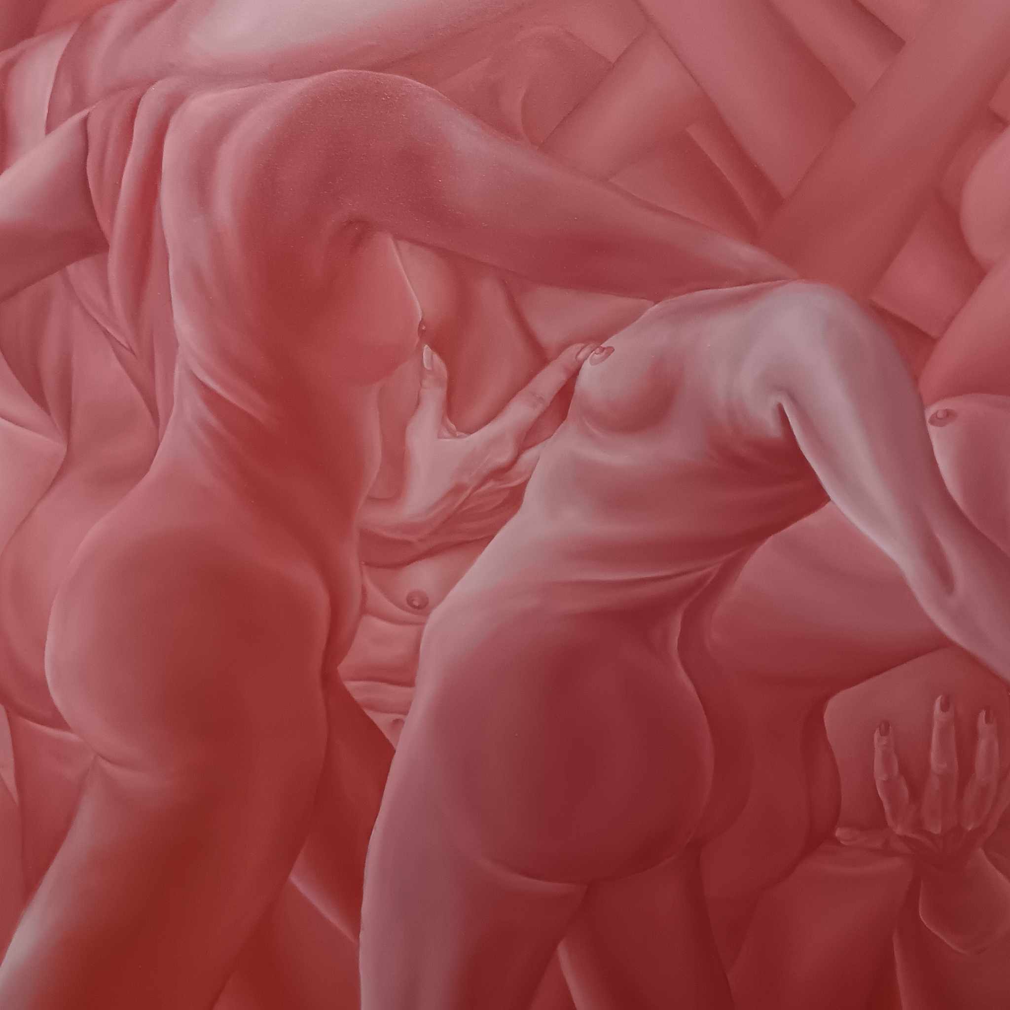 The process, Jana Panajotović, ulje na platnu